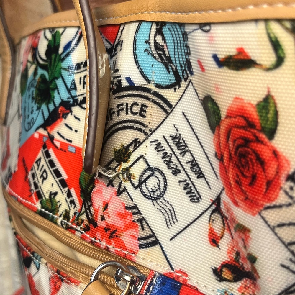 Giani Bernini Coated Postcard Tote Bag - Picture 10 of 16
